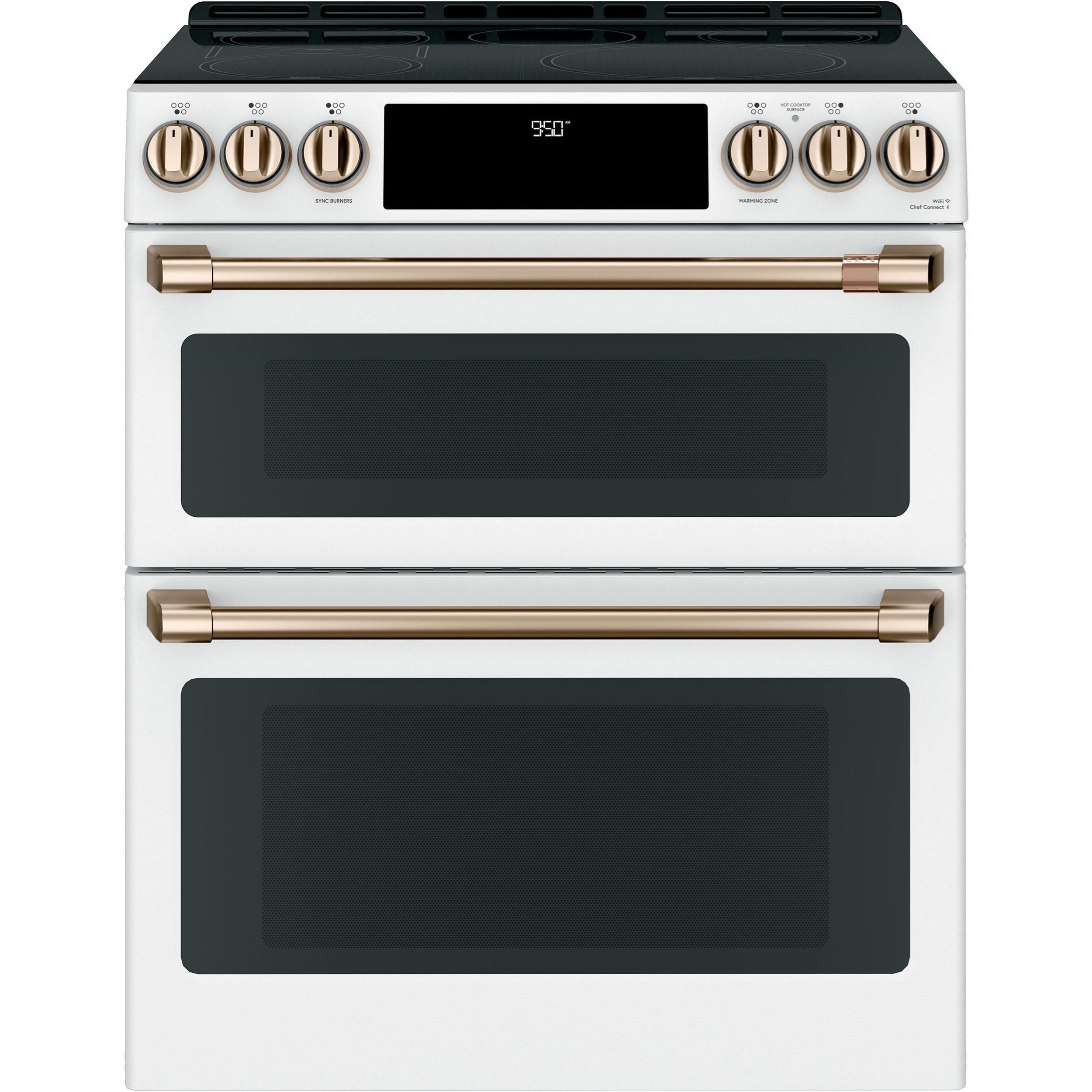 GE Appliances Cafe´™ 30" Smart SlideIn, FrontControl, Induction and